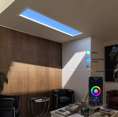 Buy 50 Watt Artificial LED Skylight 30x60 Zigbee Gateway RGB Changing Colors online manufacture