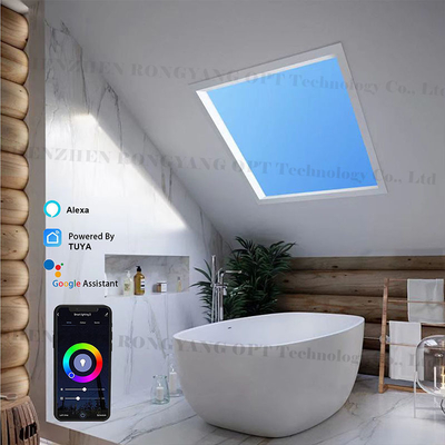 Buy CCT 6500K 1200x300 Artificial LED Skylight DIY Tuya Alexa Voice Control online manufacture