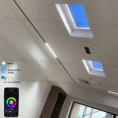 Buy CCT 600x600 Square Artificial Sky Light , Ceiling LED Simulate Sunlight online manufacture