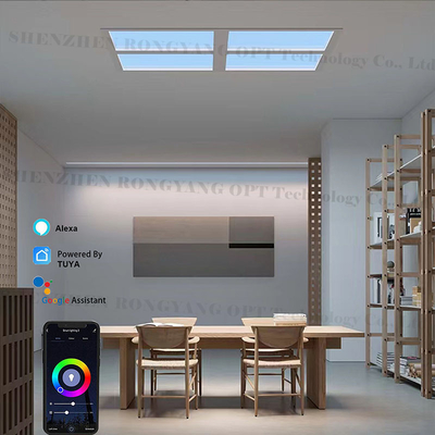 Buy No Flicker 200W Artificial LED Skylight Mounted CCT Color Changing online manufacture