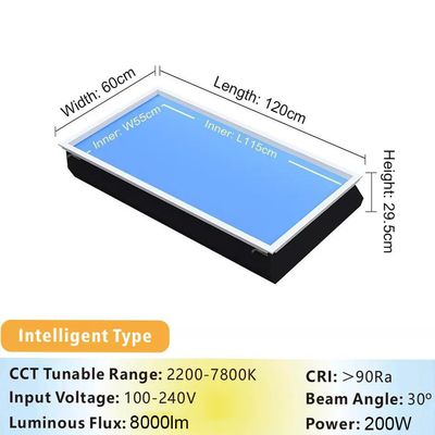 Buy 1/8 Inch Simulated Daylight Skylight Panels 90% Light Transmission 86mm online manufacture
