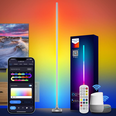 Buy Hotel Office LED RGB Corner Lamp Aluminum Silica Gel Material online manufacture