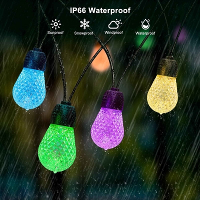 Buy IP65 Waterproof RGB String Light Outdoor Shatterproof 48FT Dimmable online manufacture