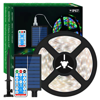 Buy Garden Christmas Outdoor Strip Lights Solar CCT 3000K Length 5M online manufacture