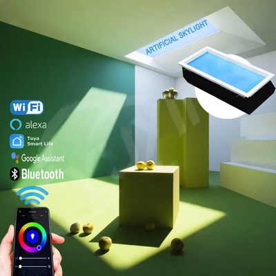 Buy 150W LED Fake Skylight with Remote Control No Blue Light Flicker Easy Installation online manufacture