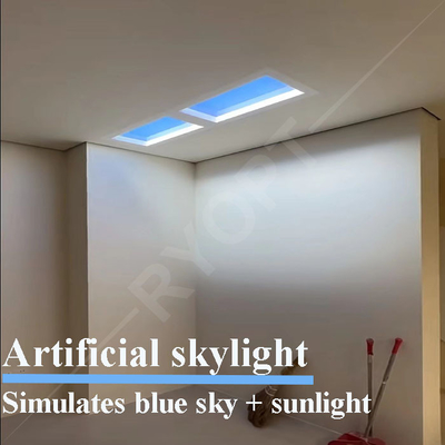 Buy Artificial Daylight Fake Faux Skylights LED Cloud Blue Sky Panel Tuya Alexa Control online manufacture
