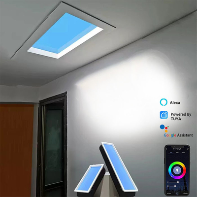 Buy Rectangle Acrylic Light Guide Panel Max 100W Ceiling Mounted Light for Natural Daylight online manufacture