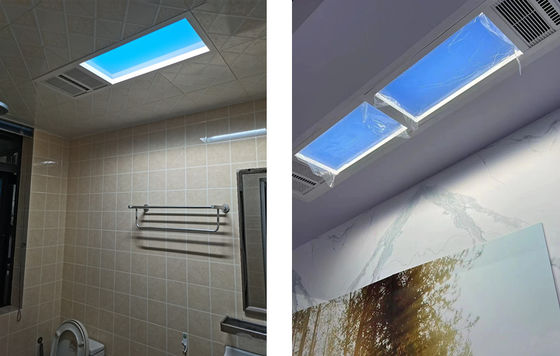 Buy Light Transmission 95% Faux Skylight Panels with Tuya Remote, White Warm Energy Lighting online manufacture