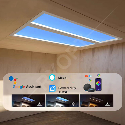 Tuya Wi-Fi Control LED Skylight Panel 2100-7000K Color Temperature 6000LM Luminous Flux