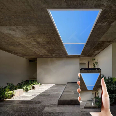 2.4G CCT 2200K-8000K LED Fake Skylight AC 110V-220V Remote Control