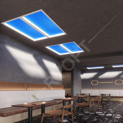 Simulate Natural Light And Sky Blue Ceiling LED Panel Lights With Long Lifespan 50000hrs Durable