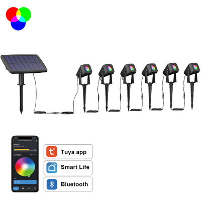 Weatherproof IP55 Colored Outdoor Spotlights Color Changing Dimmable