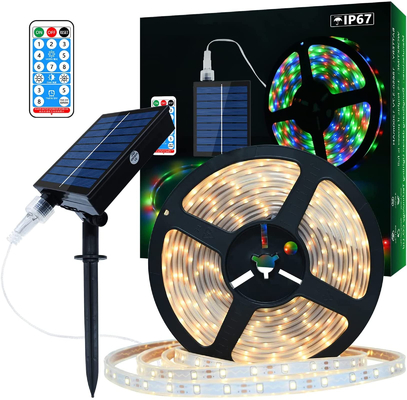 2835 Dimmable Solar LED Tape Lights , Multiscene Solar Powered LED Strip Lights