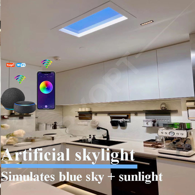 Circadian Rhythm Faux Skylight 600x600 Artificial Daylight Clouds Sunrise Sunset