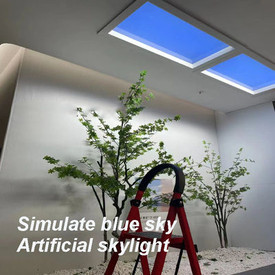 1200x300 Durable Artificial LED Skylight Ceiling Panel 100W 5500 lumen