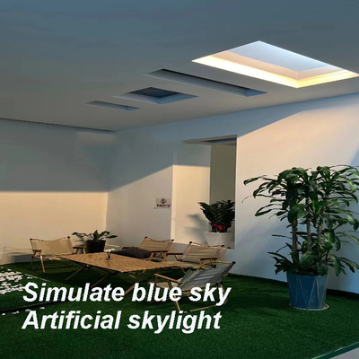 Wall Mount Fake Window Light with Circadian Rhythm 110-240V 8000 Lumen 70000h Lifespan