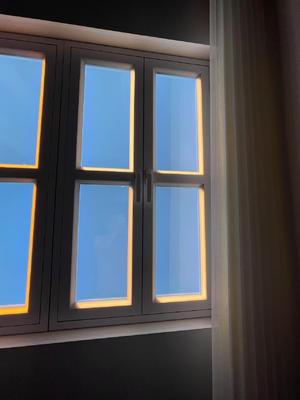 Fake Window Light with Daylight Simulation Adjustable Brightness and CRI >95 for Indoor Spaces
