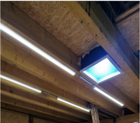 30M Projection Distance and 6500K Color Temperature Artificial Sunlight Panel for Indoor Lighting