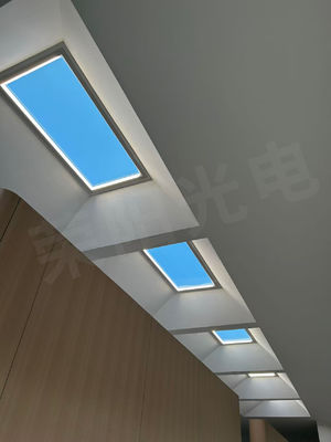 Aluminum Alloy Commercial Artificial Skylight LED Panel For Outdoor Power Consumption 300W