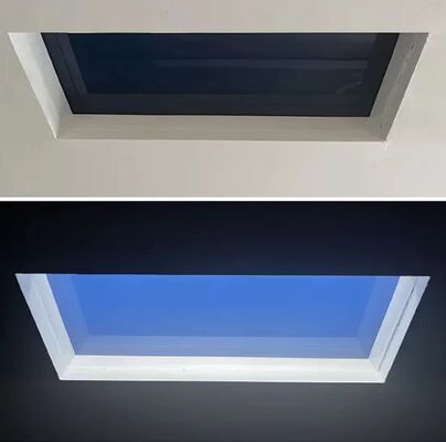 Faux Skylight Panels Enabled by Protocol Suitable for Integration in Smart Building Lighting