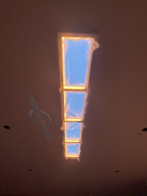 Surface Mounted Artificial Skylight with CRI >95 and 50,000h Lifespan for Circadian Lighting
